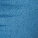 1970s Unique Vintage Plus Size Blue Denim Rainbow Embroidered Jeans