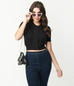 Collectif Black & Lace Aliana Cardigan