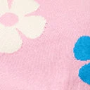 Glamorous Pink Floral Crop Sweater Vest