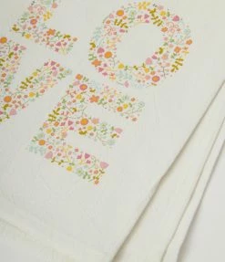 Faire (Aspen Lane) Love Flower Flour Sack Tea Towel Accessories