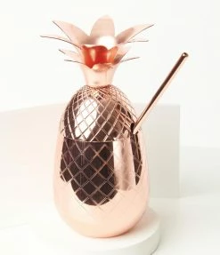 Faire (Weddingstar Inc.) Rose Gold Pineapple Cocktail Cup Accessories