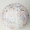 Faire (Weddingstar Inc.) Vintage Style Pastel Pink Floral Print Round Paper Lantern
