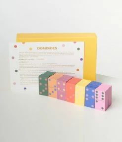 Finelines (Designworks) Multicolor Dominoes Tabletop Game