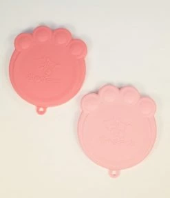 Finelines (ORE) Pink Paw Pet Food Can Cover Set Accessories