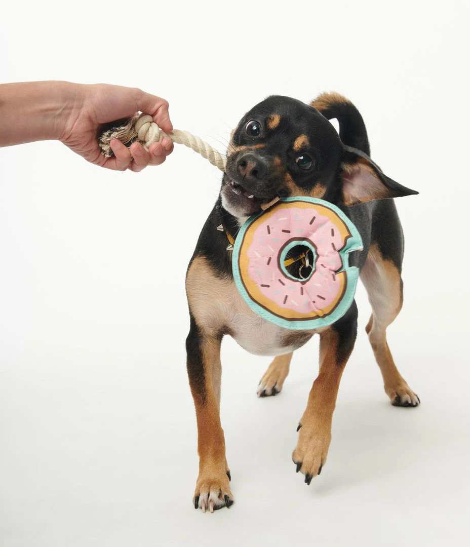 Finelines (ORE) Accessories Pink Donut Rope Dog Toy