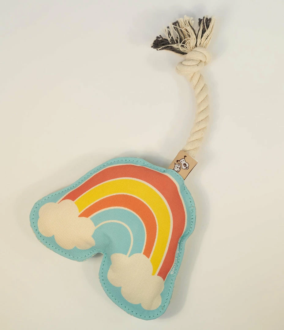 Finelines (ORE) Rainbow Rope Dog Toy