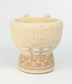 Finelines (Time Concept) Owl Animal Cement Pot Accessories