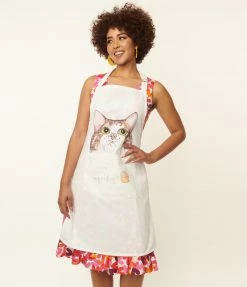 Finelines (Boston International) Cupcake Cat Kitchen Apron
