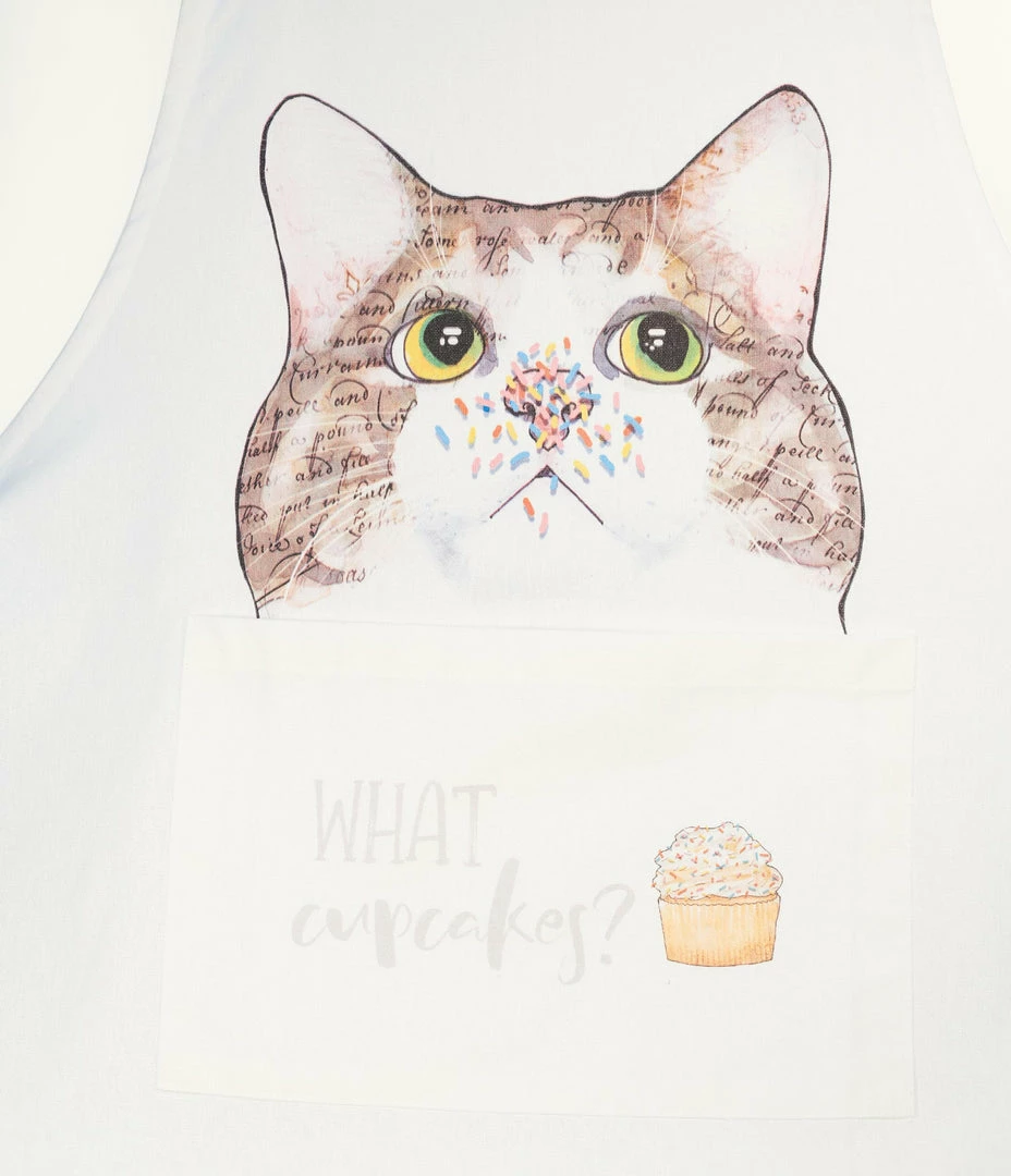 Finelines (Boston International) Cupcake Cat Kitchen Apron