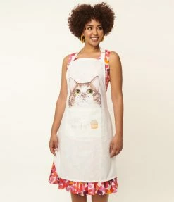 Finelines (Boston International) Cupcake Cat Kitchen Apron