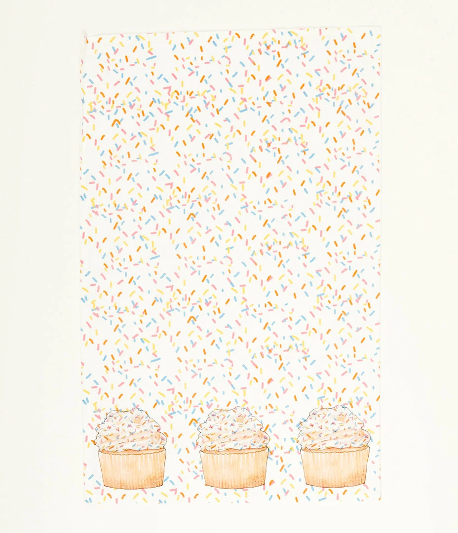 Finelines (Boston International) Accessories Cupcake Cat Tea Towel Set