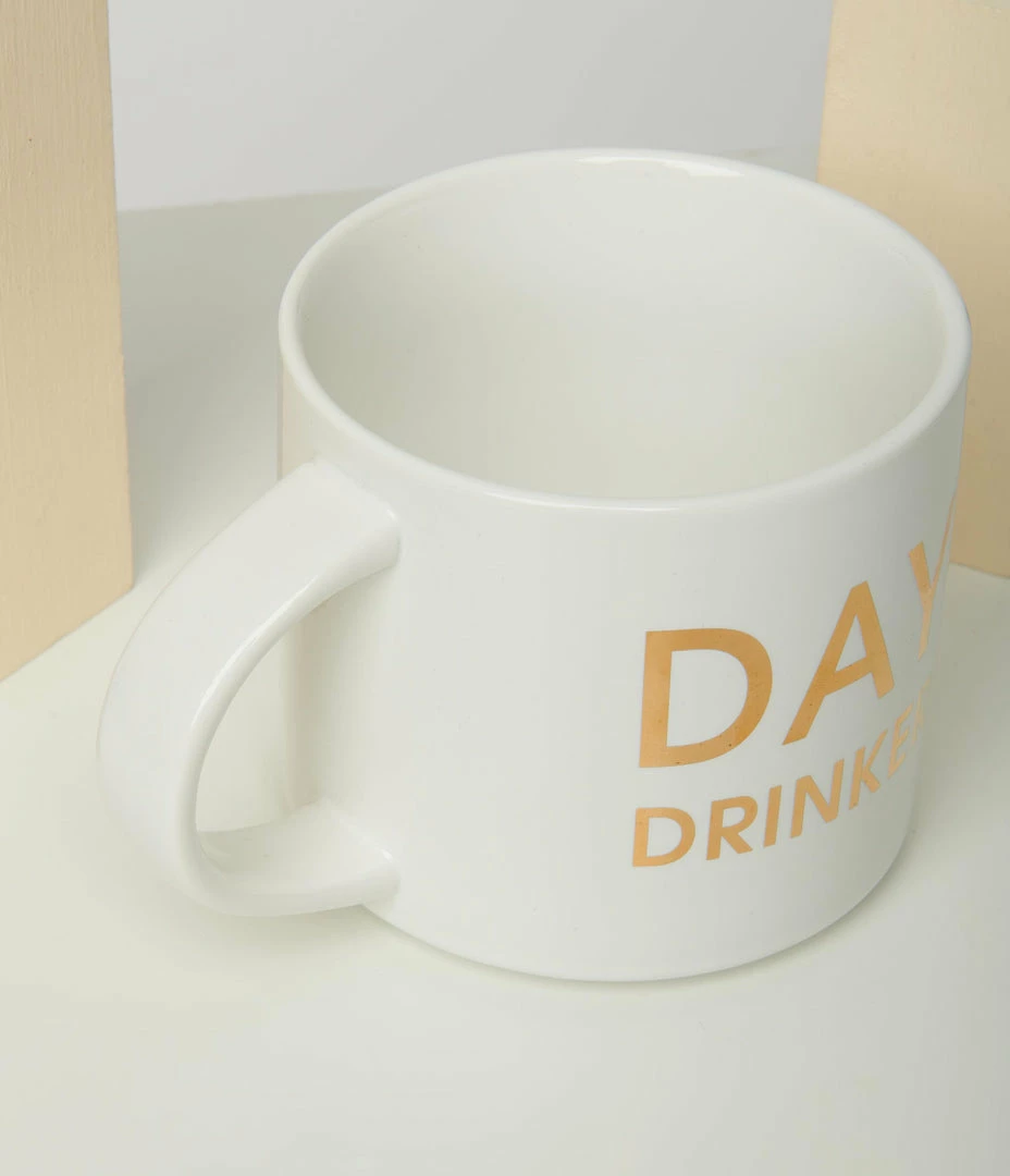 Chez Gagne Day Drinker Stackable Ceramic Mug Accessories