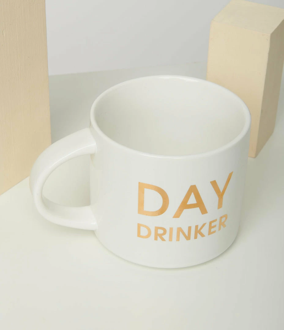 Chez Gagne Day Drinker Stackable Ceramic Mug Accessories