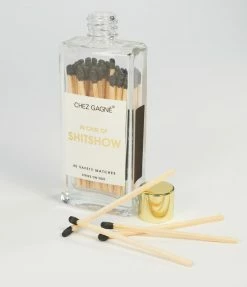 Chez Gagne In Case Of Shitshow Glass Bottle Matches