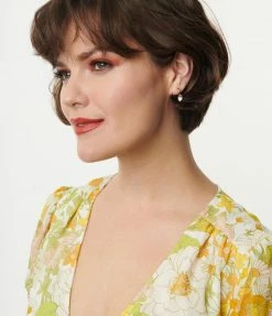 Anarchy Street Gold Heart Interchangeable Charm Hoop Earrings Set Guest Attire