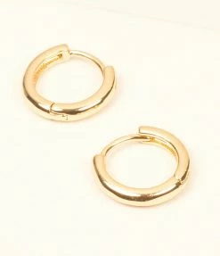 Anarchy Street Gold Heart Interchangeable Charm Hoop Earrings Set Guest Attire