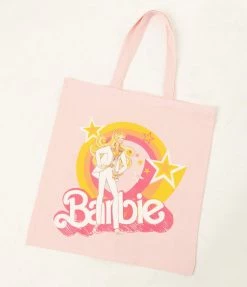 Unique Vintage Brand Barbie X Unique Vintage Pink & Golden Accent Tote