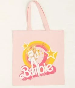 Unique Vintage Brand Barbie X Unique Vintage Pink & Golden Accent Tote