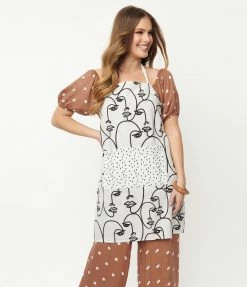 Finelines (Hali Hali) Accessories Face To Face Cotton Apron