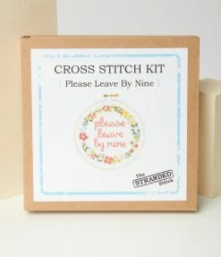 Finelines (The Stranded Stitch) Please Leave By Nine Cross Stitch Kit Accessories