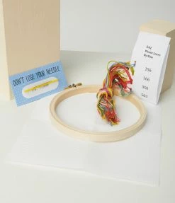 Finelines (The Stranded Stitch) Please Leave By Nine Cross Stitch Kit Accessories