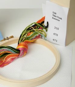 Finelines (The Stranded Stitch) This Took Forever Cross Stitch Kit