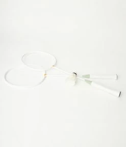 Sunnylife Mint Checkered Badminton Set