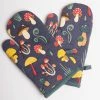 Faire (Streamline) Accessories Navy & Mushroom Oven Mitt Set