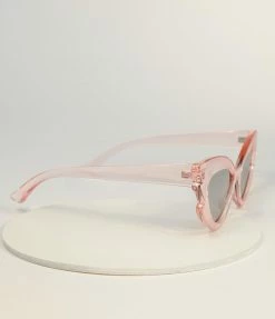 Lucent Product Inc. Pink Translucent Cat Eye Sunglasses