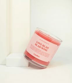 Candier Accessories Blah Blah Love Candle