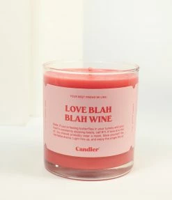 Candier Accessories Blah Blah Love Candle