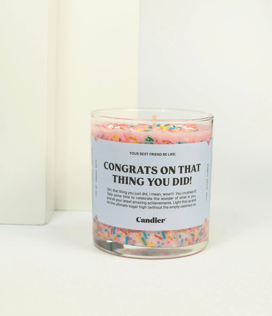 Candier Congrats On That Thing You Did Candle
