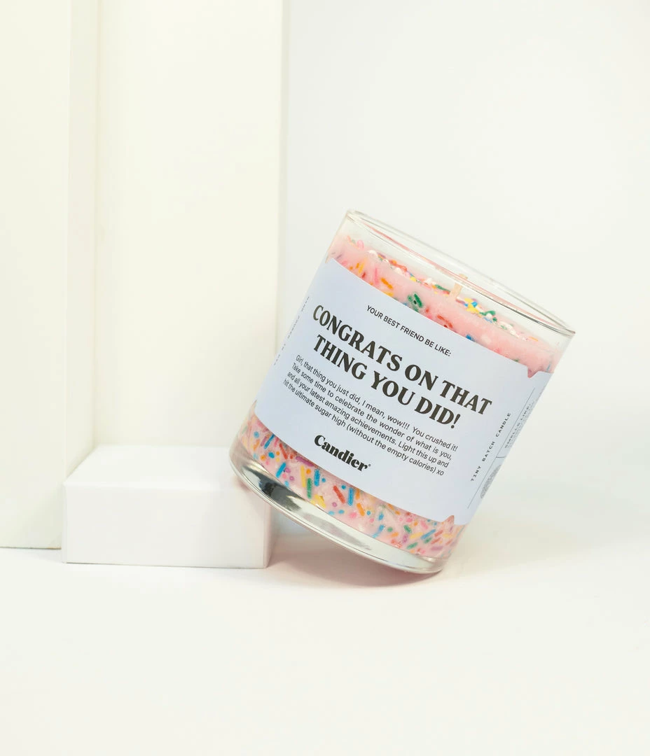 Candier Congrats On That Thing You Did Candle
