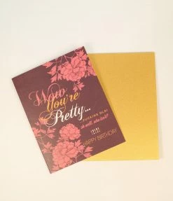 Faire ( Offensive + Delightful) Wow You Are Pretty Old Card