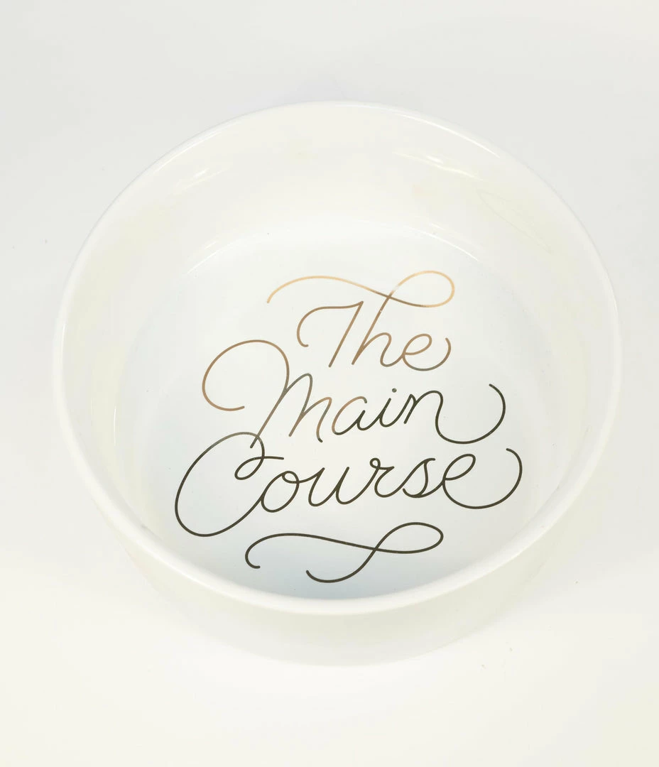 Chronicle Books Main Course Dog Bowl Accessories