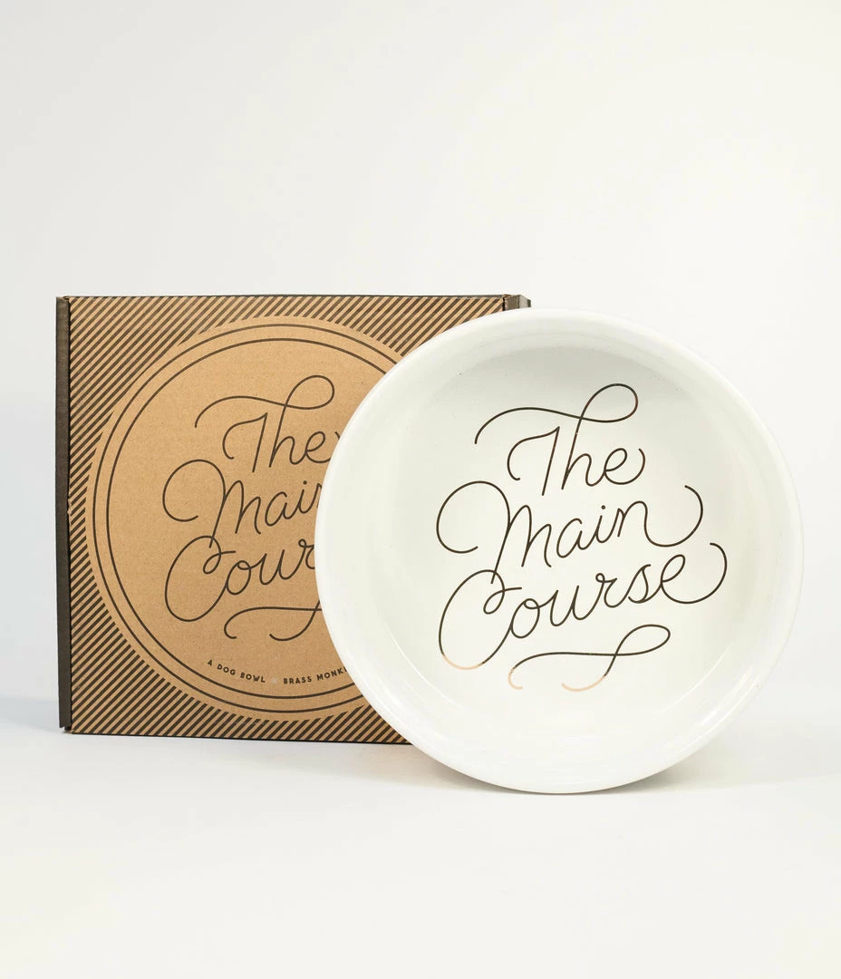 Chronicle Books Main Course Dog Bowl Accessories