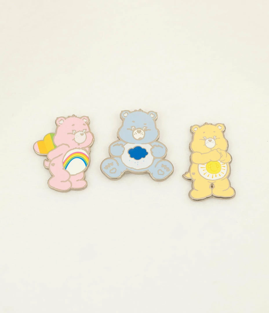 Care Bears X Unique Vintage Better Together Pin Set Unique Vintage Brand