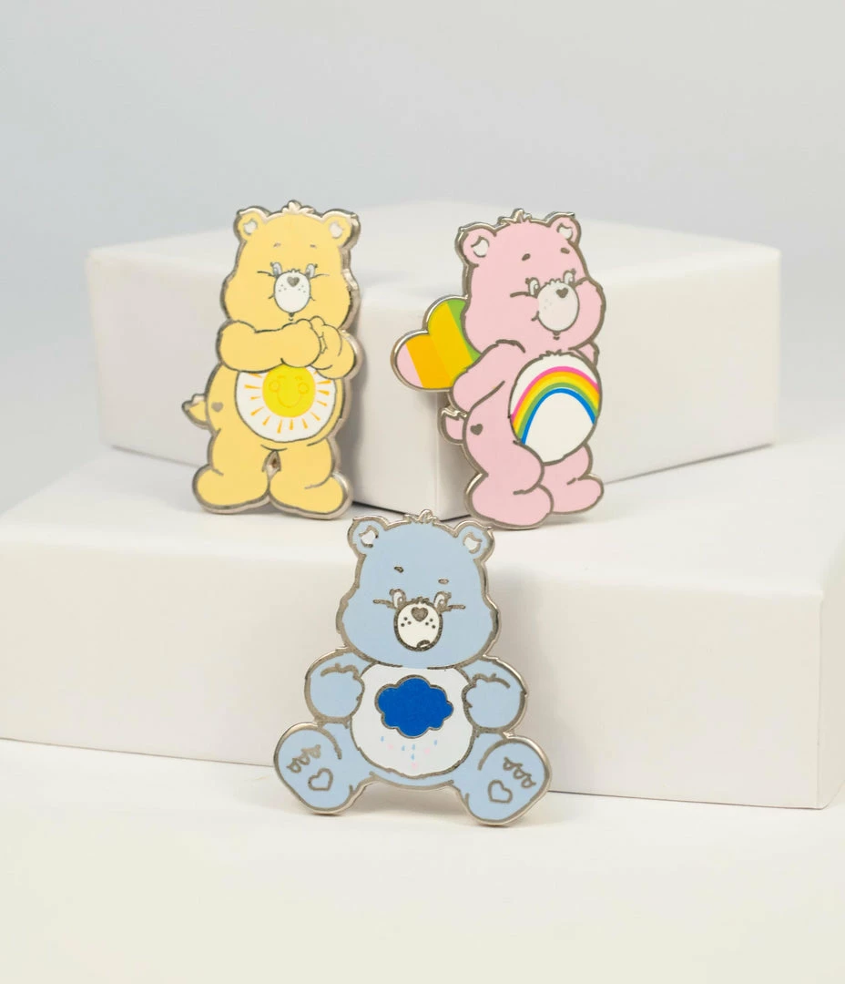 Care Bears X Unique Vintage Better Together Pin Set Unique Vintage Brand