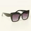 AJ Morgan Eyewear (B2B Wholesale) Retro Black Event Square Sunglasses 1950s