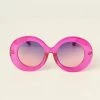 AJ Morgan Eyewear (B2B Wholesale) Purple Bubbles Round Sunglasses