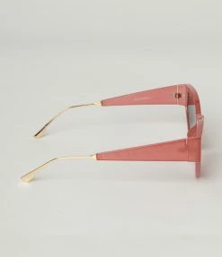 Lucent Product Inc. Red Opaque Cat Eye Frame Sunglasses