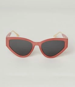 Lucent Product Inc. Red Opaque Cat Eye Frame Sunglasses