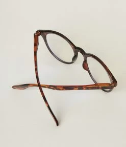 Lucent Product Inc. 1960s Brown Tortoise Round Blue Light Glasses