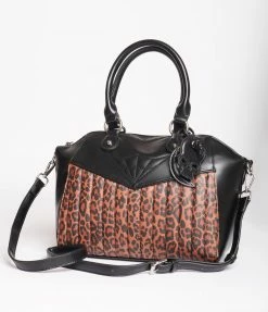 Lifestyle Group (UK) Ltd Accessories Black & Leopard Another Lost Soul Handbag