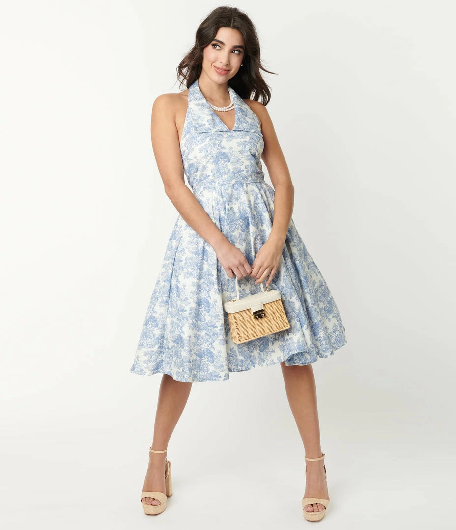 Magnolia Place Toile De Jouy Leandra Swing Dress