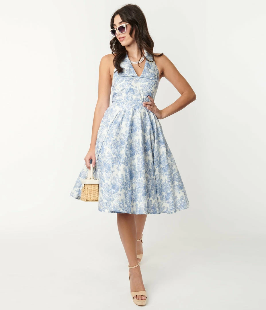 Magnolia Place Toile De Jouy Leandra Swing Dress