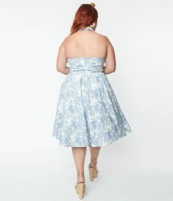 Magnolia Place Plus Size Toile De Jouy Leandra Swing Dress