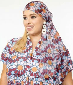 Accessories Smak Parlour Flower Power Long Hair Scarf