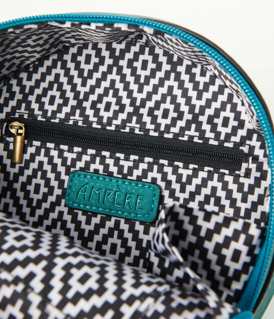 Faire (Ampere Creations) Teal Susie Round Crossbody Accessories