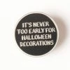 Sourpuss Halloween Decorations Enamel Pin Accessories